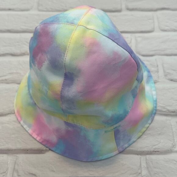 Toddler Girls 2T Calvin Klein Vest & Wonder Nation OS Hat Blue Yellow Pink - Picture 13 of 16